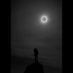 Ronn Brown: Solar Eclipse (larger size framed print)